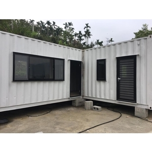 貨櫃屋門窗安裝工程 - 雄大鋁窗企業社