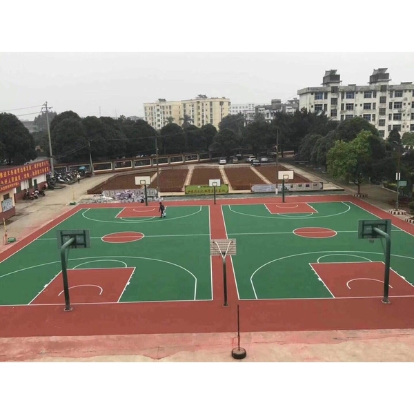 室外PU藍球場