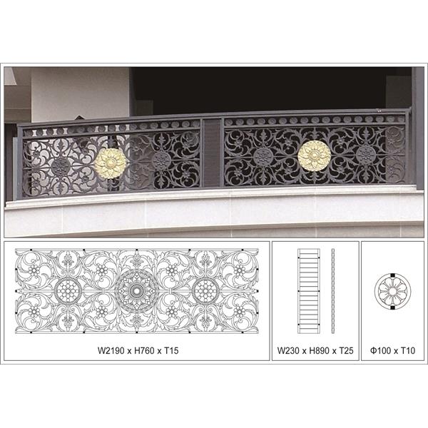 開模鑄花示意圖,德義欄杆有限公司