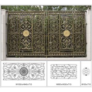 開模鑄花示意圖