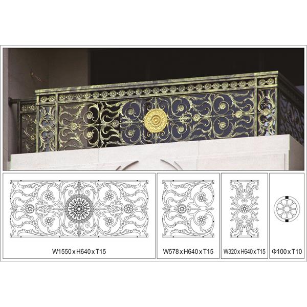 開模鑄花示意圖,德義欄杆有限公司