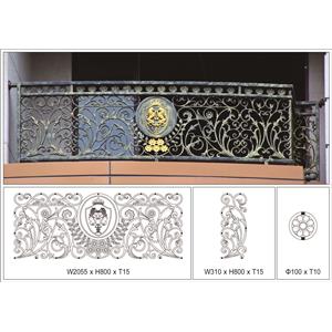 開模鑄花示意圖