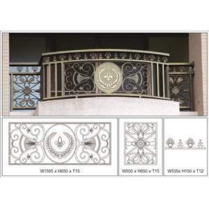 開模鑄花示意圖