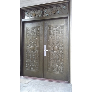 古龍盤鼎金鑄鋁板門,鴻慶企業社