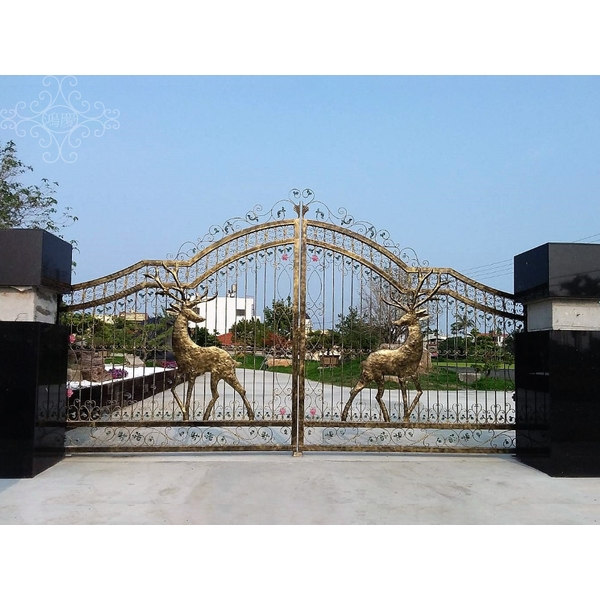 鹿造型藝術大門工程,鴻慶企業社