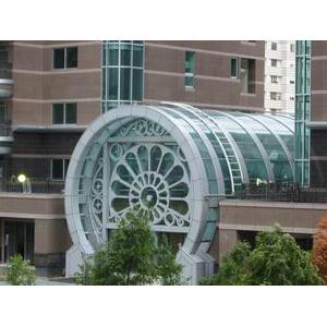 造型包板雨棚 , 福青金屬工程有限公司