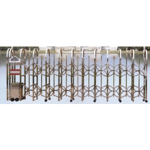 伸縮式自動大門-圓滿型,上玄金屬企業有限公司