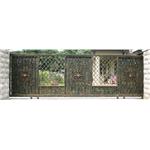 鍛造庭園軌道門