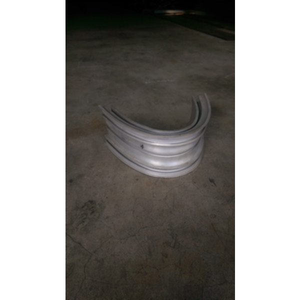 鋁擠型-型料雙R彎曲