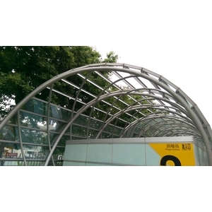 北捷頂埔站3D雨庇