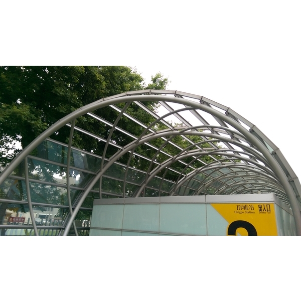 北捷頂埔站3D雨庇,洤興金屬有限公司