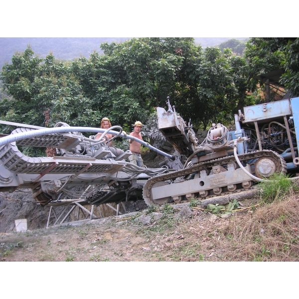 軟式透水管施工