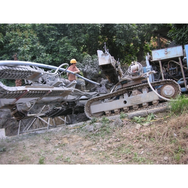 軟式透水管施工