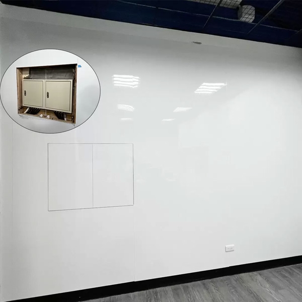 整片牆面貼磁性白板,群策黑板有限公司