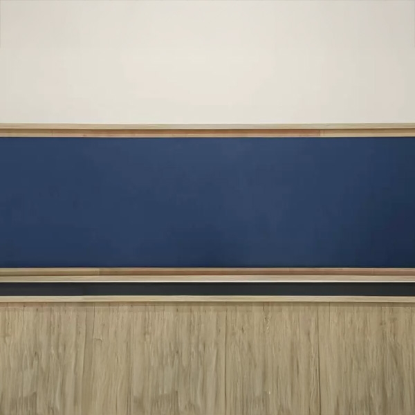 現場施工貼面藍色琺瑯黑板,群策黑板有限公司