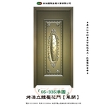 05-335淨園-烤漆立體壓花門【單開】
