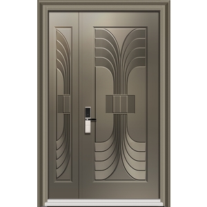 05-169匯聚子母壓花門 , 鈺鴻金屬工業有限公司