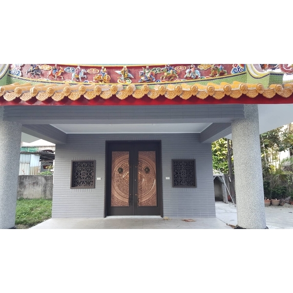 福慧圓滿銅雕門【雙開】