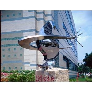 新竹竹科-上詮光纖-金屬雕塑
