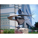 新竹竹科-上詮光纖-金屬雕塑