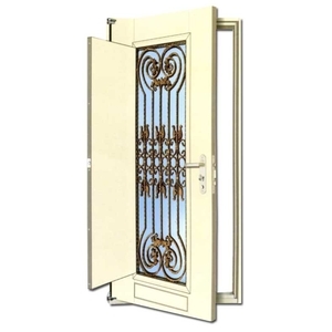 象牙白歐洲之星門中門-防盜門(四支料),覺民不銹鋼門窗行