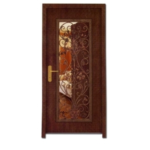 紅古銅花開富貴門中門,覺民不銹鋼門窗行