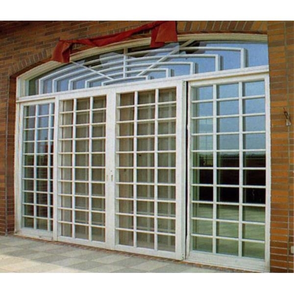 鵝牌4片藝術橫拉窗-覺民不銹鋼門窗行