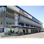 960510陽明海運公司高雄冷涷倉儲物流中心遮陽格柵＆沖孔鋼板造型 - 高集金屬股份有限公司