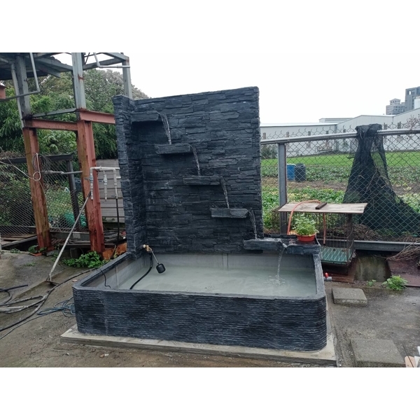 FRP假山水池 FRP假山水池,綠大山水造景景觀企業社