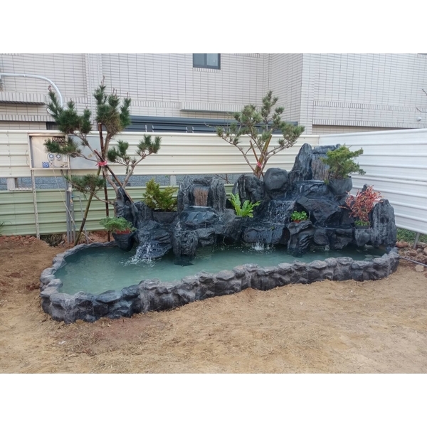 FRP假山水池,綠大山水造景景觀企業社