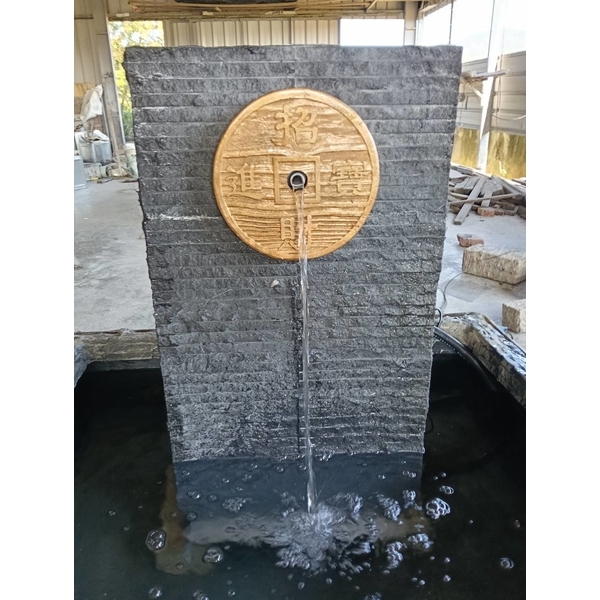 招財進寶水池,綠大山水造景景觀企業社