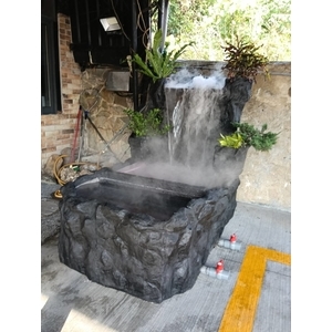 台中FRP流水造景假山水池｜綠大山水造景 - 綠大山水造景景觀企業社