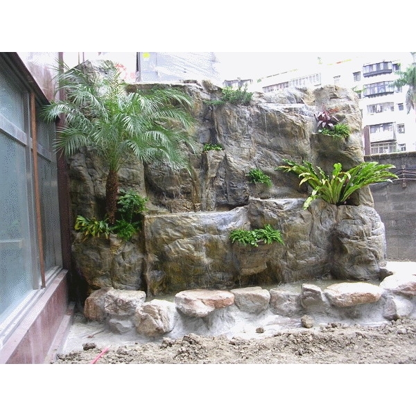 FRP假山水池,綠大山水造景景觀企業社