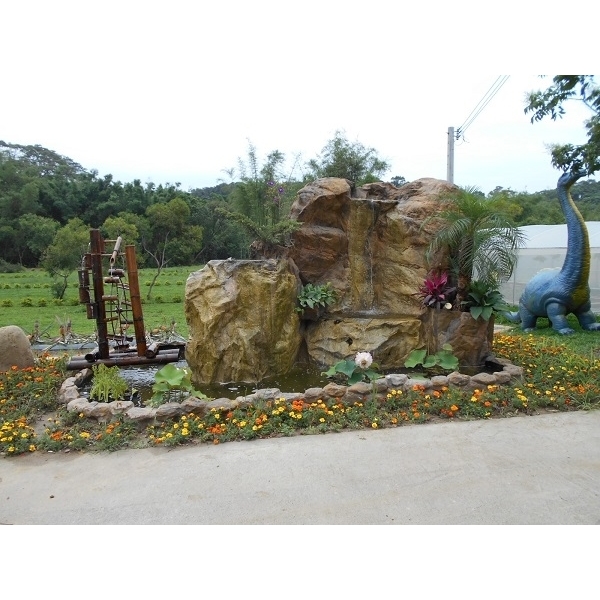 FRP假山水池,綠大山水造景景觀企業社