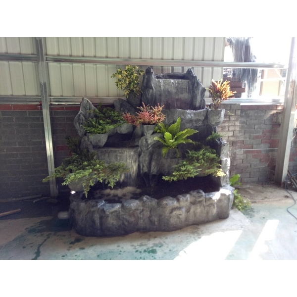 FRP假山水池,綠大山水造景景觀企業社