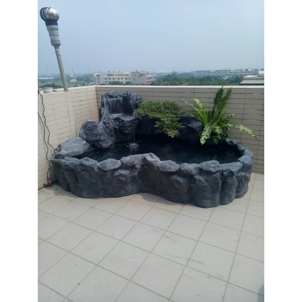 FRP假山水池,綠大山水造景景觀企業社