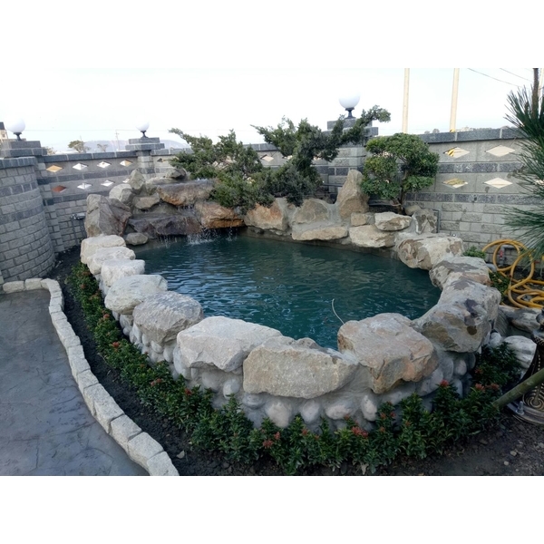 FRP假山水池,綠大山水造景景觀企業社