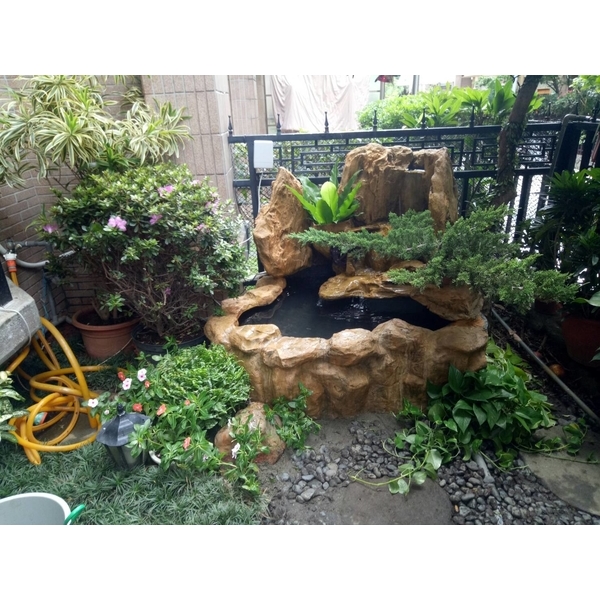 FRP假山水池,綠大山水造景景觀企業社