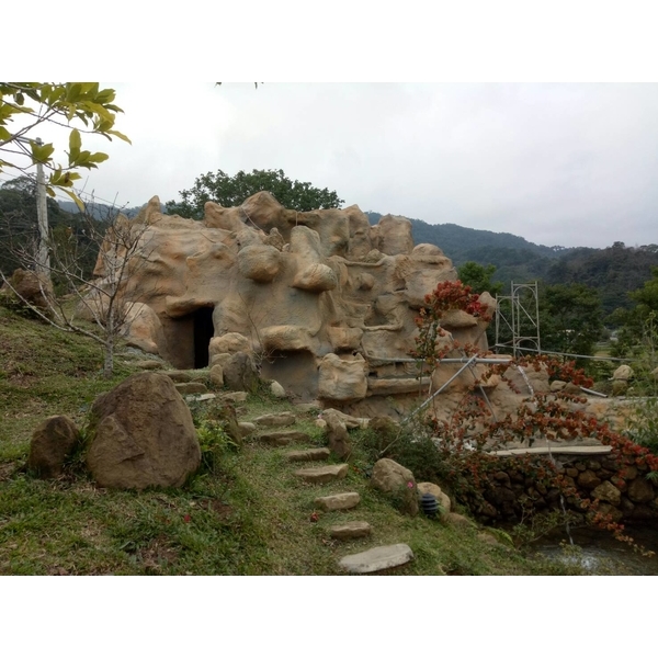 FRP假山水池,綠大山水造景景觀企業社