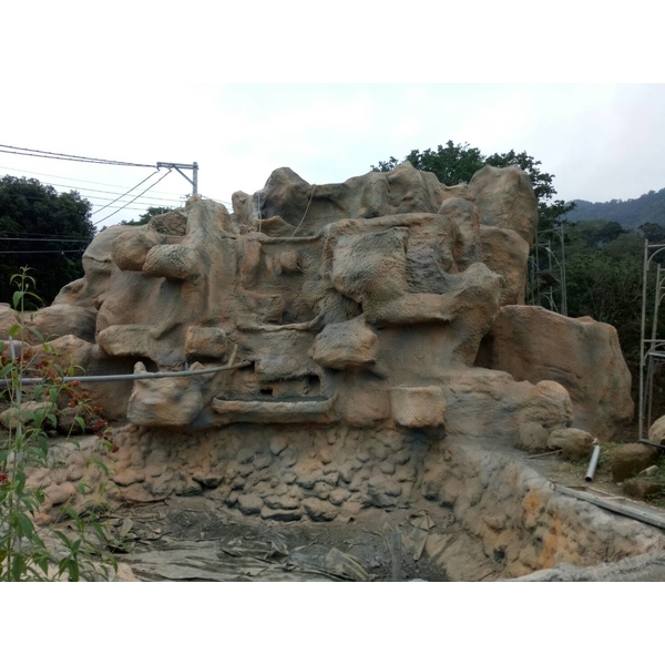 FRP假山水池-綠大山水造景景觀企業社