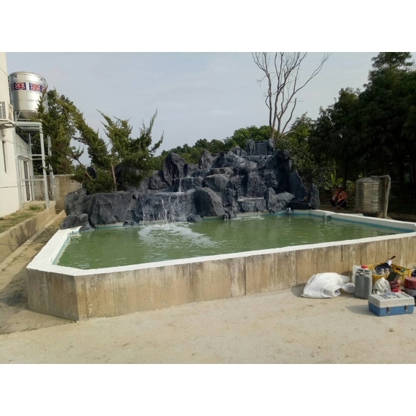 FRP假山水池,綠大山水造景景觀企業社