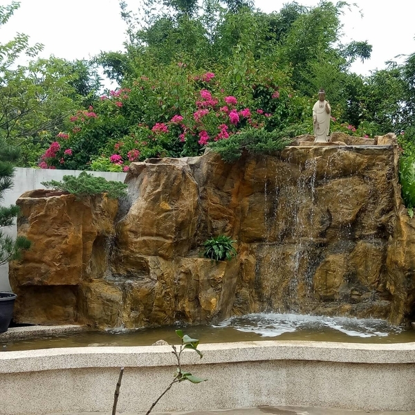 FRP假山水池,綠大山水造景景觀企業社