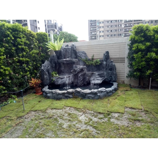 FRP假山水池,綠大山水造景景觀企業社