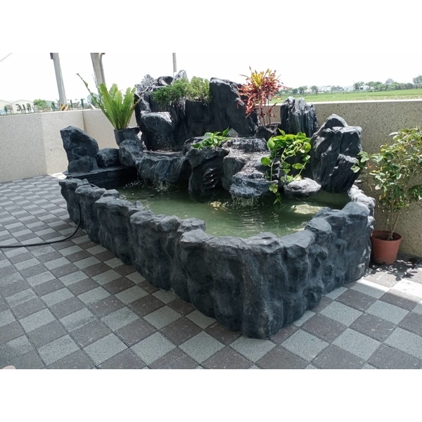 FRP假山水池,綠大山水造景景觀企業社