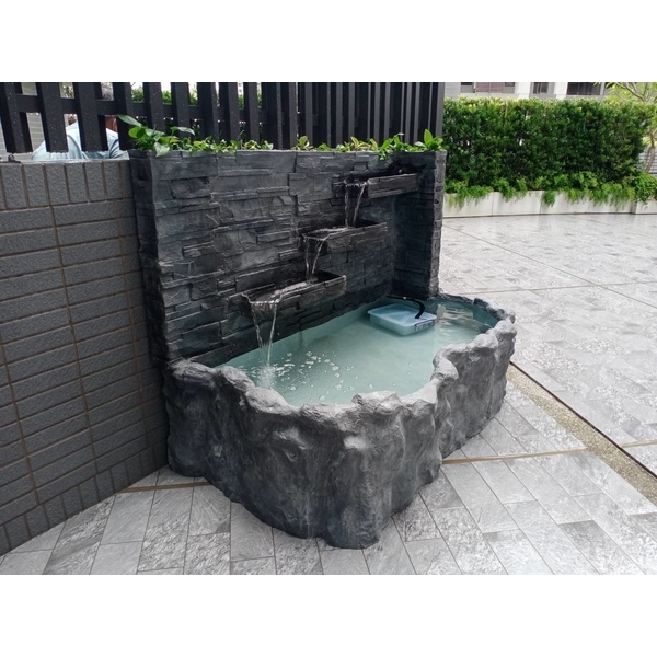 FRP假山水池 FRP假山水池,綠大山水造景景觀企業社