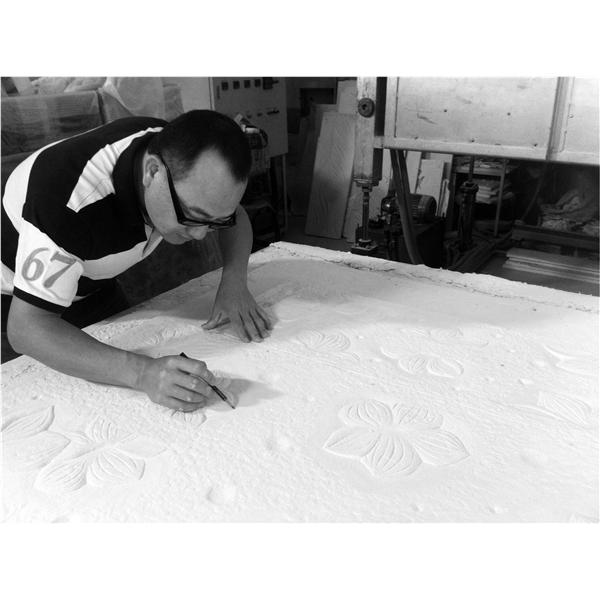 窯燒玻璃工序-1.繪圖