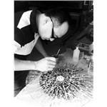 窯燒玻璃工序-4.上色 - 東亞國際企業有限公司