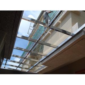 不銹鋼採光罩施工
