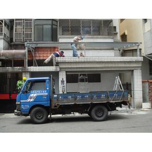 鐵皮屋結構施工中