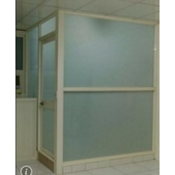 強化白膜膠合玻璃隔間